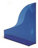 Iratpapucs, műanyag, 73 mm, DURABLE, "Basic", áttetsző kék