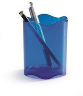 Írószertartó, műanyag, DURABLE, "Trend", áttetsző kék