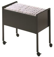 Függőmappa-állvány, görgős, DURABLE "Economy 80", fekete