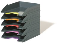 Irattálca szett, műanyag, 5 részes, DURABLE "VARICOLOR® 5", (5 db)