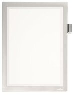 Infokeret, A4, öntapadó, jegyzetelhető, DURABLE DURAFRAME® "NOTE", ezüst