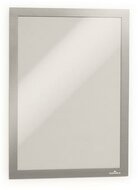 Infokeret, A4, öntapadó háttal, DURABLE "DURAFRAME®", ezüst