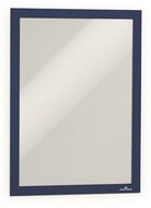 Infokeret, A4, öntapadó háttal, DURABLE "DURAFRAME®", sötétkék, (2 db)