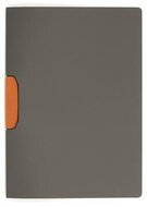 Gyorsfűző, klipes, A4, DURABLE "DURASWING® COLOR 30", narancssárga
