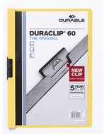 Durable Duraclip A4 60lapos sárga clip-mappa