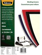 Hátlap, A4, 250 g, matt, FELLOWES "Delta", zöld, 100 db, (100 db)