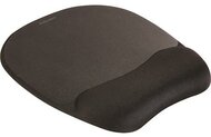 Egéralátét csuklótámasszal, habtöltésű, FELLOWES "Memory Foam", fekete