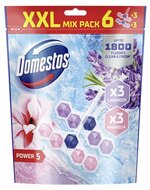 WC frissítő blokk, 6 db-os, DOMESTOS "Power 5", magnólia és levendula, (6 db)