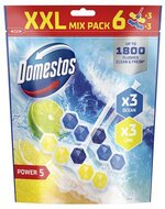 WC frissítő blokk, 6 db-os, DOMESTOS "Power 5", óceán és lime, (6 db)