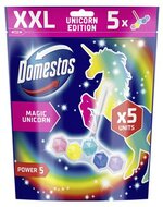 WC frissítő blokk, 5 db-os, DOMESTOS "Power 5", unikornis, (5 db)