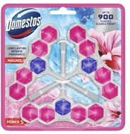 WC frissítő blokk, 3 db-os, DOMESTOS "Power 5", magnólia, (3 db)