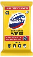 Nedves törlőkendő, 100 db, DOMESTOS "XXL citrus", (100 lap)