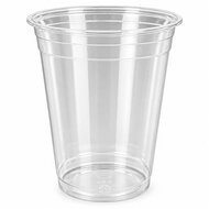 Műanyag shaker és koktélos pohár, 3 dl, 50 db, víztiszta, (50 db)