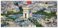 Naptár, asztali, álló, DAYLINER "Európa"