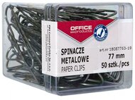 Gemkapocs, 77 mm, OFFICE PRODUCTS, ezüst, (50 db)