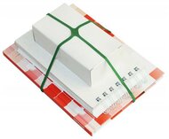 Postázógumi, keresztpántos, 100 mm, 1,5x4 mm, OFFICE PRODUCTS, zöld