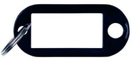 Kulcscímke, 50x20 cm, 10 db, OFFICE PRODUCTS, fekete, (10 db)