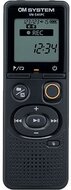 Diktafon, digitális, 4 GB memória, OM SYSTEM "VN-541PC", fekete