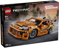 LEGO® Technic Fast and Furious Toyota Supra MK4, játékautós modellkészlet 42204