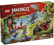 LEGO® NINJAGO® Nindzsajárművek csatája a lombháznál játékkészlet 71857