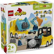 LEGO® DUPLO® Városi kalandok 3 az 1-ben építési munkagépek játékok 10475