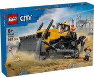 LEGO® City Sárga buldózer, építési területet megjelenítő játékkészlet 60466