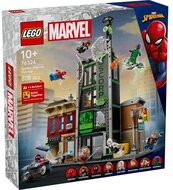 LEGO® | Marvel Pókember vs. Oscorp, szuperhős építőkészlet gyerekeknek 76324