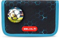 Tolltartó, klapnis, cipzáras, BELMIL "Kick the Ball", fekete- kék, foci