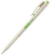 Golyóstoll, 0,25 mm, nyomógombos, FLEXOFFICE "FO-09 Eco Style", kék