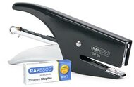 Tűzőgép, kézi, 21/4, 12 lap, RAPESCO "SP-64", fekete