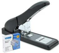 Tűzőgép, nagyteljesítményű, 923/6-17, 140 lap, RAPESCO "ECO HD-140", fekete