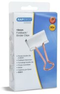 Bindercsipesz, 19 mm, RAPESCO, fehér, (80 db)