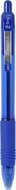 Golyóstoll, 0,27 mm, nyomógombos, ZEBRA "Z-Grip", kék