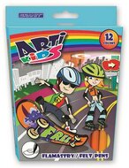 Filctoll készlet, GRANIT "Arti Kids", 12 különböző szín, (12 db)