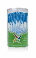 Golyóstoll, 0,3 mm, kupakos, FLEXOFFICE "Candee", kék, (50 db)