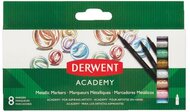 Filctoll készlet, DERWENT, "Academy", 8 különböző metál szín, (8 db)