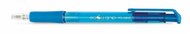 Golyóstoll, 0,4 mm, nyomógombos, FLEXOFFICE "EasyGrip", kék, (12 db)