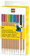 Színes ceruza készlet, mini figurával, LEGO, 12 különböző szín, (12 db)