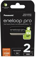 Tölthető elem, AA ceruza, 2x2500 mAh Ni-MH, PANASONIC "Eneloop Pro", (2 db)