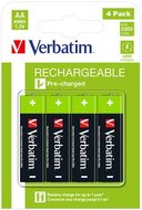 Tölthető elem, AA ceruza, 4x2500 mAh, VERBATIM, (4 db)