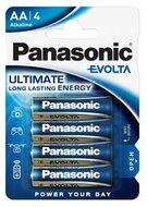 Elem, AA ceruza, 4 db, PANASONIC "Evolta", (4 db)