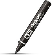 Alkoholos marker, 2 mm, kúpos, PENTEL "N50", fekete