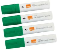 Táblamarker, vágott hegyű, 10 mm, NOBO "Glide", zöld, (4 db)