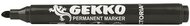 Alkoholos marker, 1-3 mm, kúpos, VICTORIA OFFICE, "Gekko", fekete