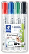 Táblamarker készlet, 2-5 mm, vágott, STAEDTLER "Lumocolor® 351 B", 4 különböző szín, (4 db)