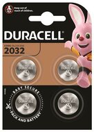Gombelem, CR2032, 4 db, DURACELL, (4 db)