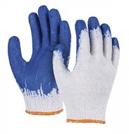 Védőkesztyű, textil, DONAU "Safety", 10/XL, kék, (10 pár)