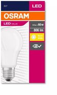OSRAM - LED izzó, E27, gömb, A60, 8,5W, 806lm, 2700K (MF), "Value"