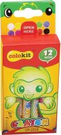 Zsírkréta, COLOKIT "Crayon", 12 különböző szín, (12 db)
