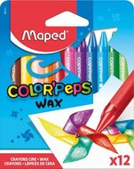 Zsírkréta, MAPED "Color'Peps Wax", 12 különböző szín, (12 db)
